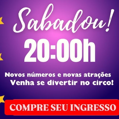 FUXIQUINHO CIRCO SHOW 20:00H - 31/05/25 | Natal