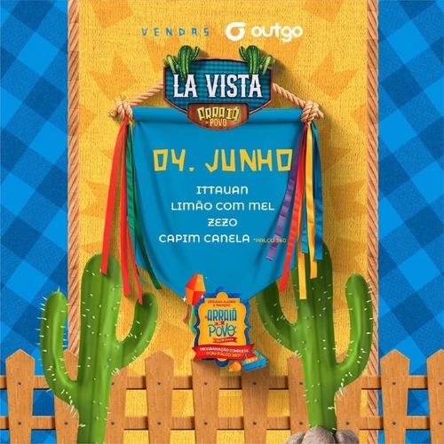 04/06 - QUARTA - LA VISTA - ARRAIÁ DO POVO 2025 - 04/06/25 | Aracaju
