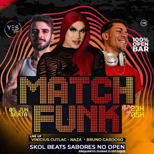 MATCH FUNK - SEXTA OPEN BAR - 06/06/25 | Ribeirão Preto