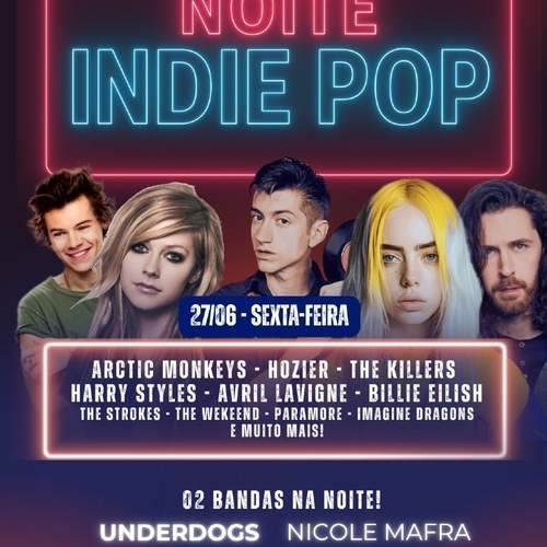 Noite Indie (20:30 horário de abertura da casa) - 27/06/25 | Uberlândia 