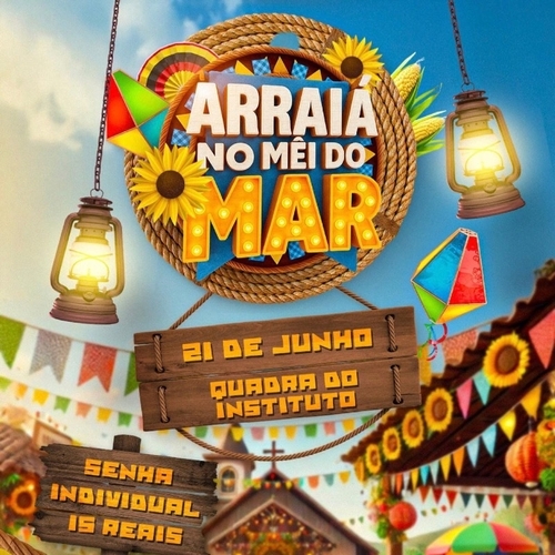 Arraiá no mêi do mar 2025 - 21/06/25 | Santa Cruz