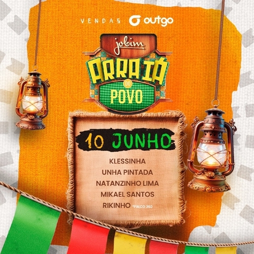 10/06 - TERÇA - JOBIM - ARRAIÁ DO POVO 2025 - 10/06/25 | Aracaju