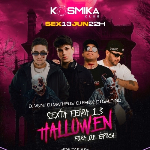 HALLOWEN FORA DE ÉPOCA  - 13/06/25 | Fortaleza