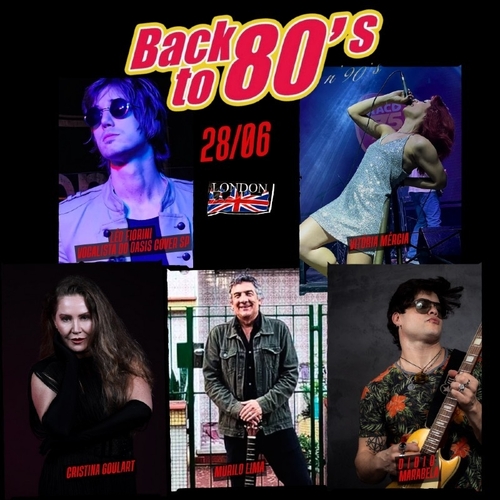 Back to 80 (20:30 horário de abertura da casa) - 28/06/25 | Uberlândia 