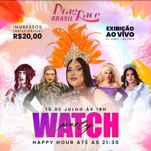 WATCH PARTY DRAG RACE BRASIL  - 09/06/25 | Fortaleza