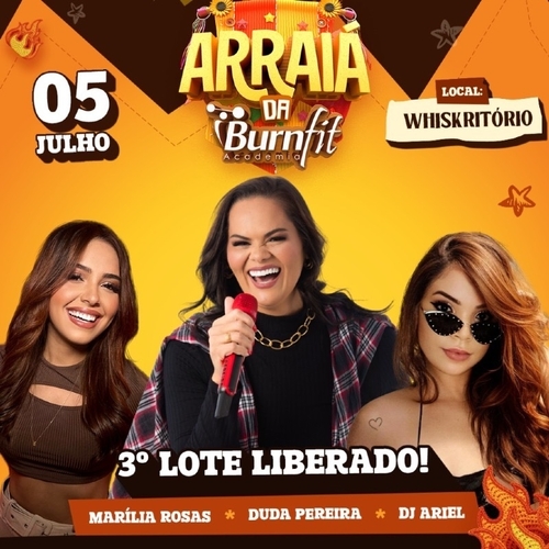 ARRAIÁ DA BURN FIT - WHISKRITORIO PUB - 05/07/25 | Natal