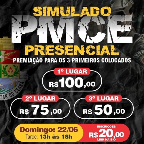 SIMULADO PMCE  - 29/06/25 | Natal