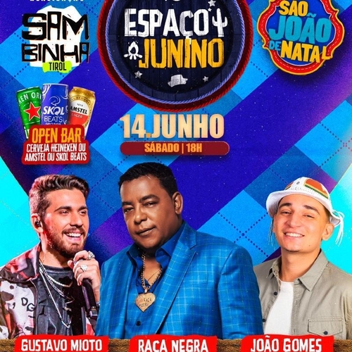 Sábado 14 de junho espaço junino  - 14/06/25 | Natal