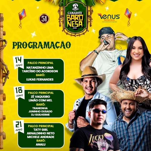 CAMAROTE BARONESA 2025 - 14/06/25 | Açu