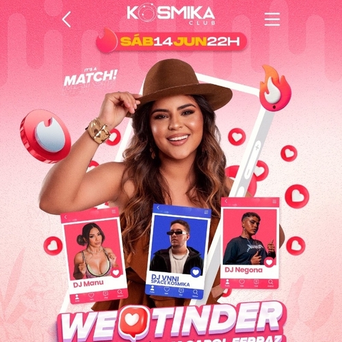 WE LOVE TINDER COM CAROL FERRAZ - 14/06/25 | Fortaleza