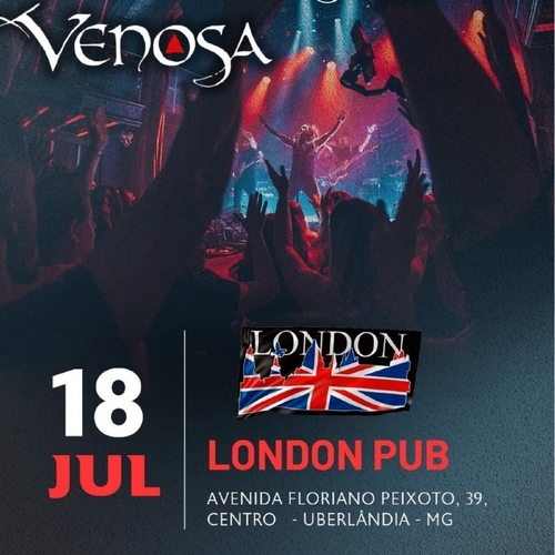 Venosa (20:30 abertura da casa) - 18/07/25 | Uberlândia 