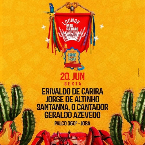 20/06 - SEXTA - LOUNGE MEU PATRÃO - ARRAIÁ DO POVO 2025 - 20/06/25 | Aracaju