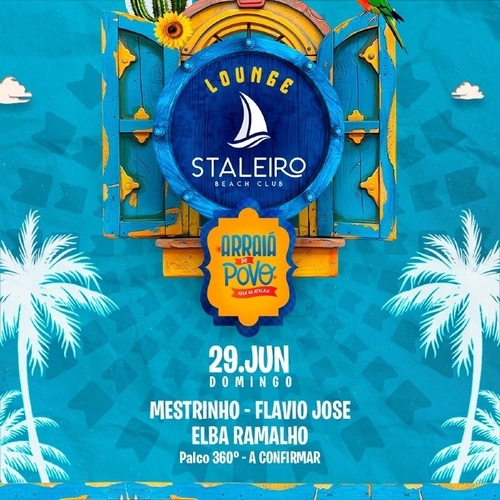 DOMINGO - 29/06 - LOUNGE STALEIRO - ARRAIÁ DO POVO 2025 - 29/06/25 | Aracaju