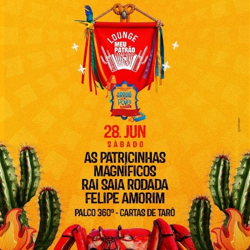 28/06 - SÁBADO - LOUNGE MEU PATRÃO - ARRAIÁ DO POVO 2025 - 28/06/25 | Aracaju