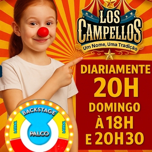 CIRCO LOS CAMPELLOS 20H30 - 06/07/25 | Alto do Rodrigues