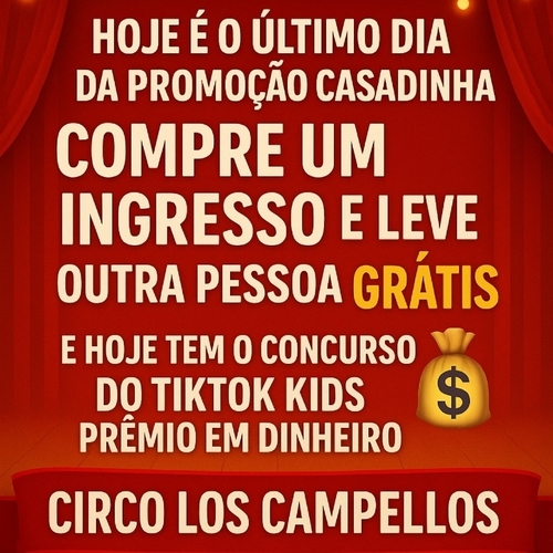 CIRCO LOS CAMPELLOS QUARTA FEIRA  - 09/07/25 | Alto do Rodrigues