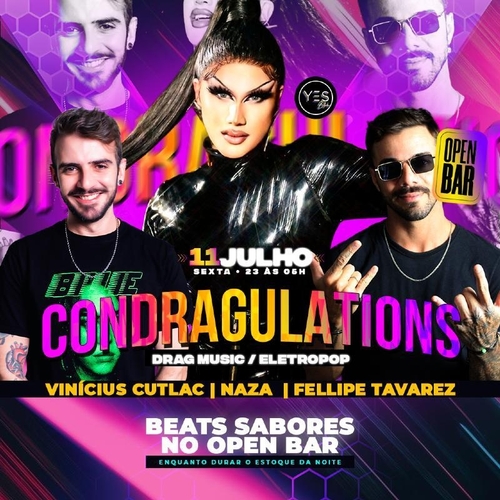 CONDRAGULATIONS - SEXTA OPEN BAR - 11/07/25 | Ribeirão Preto