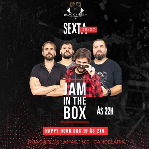 JAM IN THE BOX na Black Sheep  - 18/07/25 | Natal