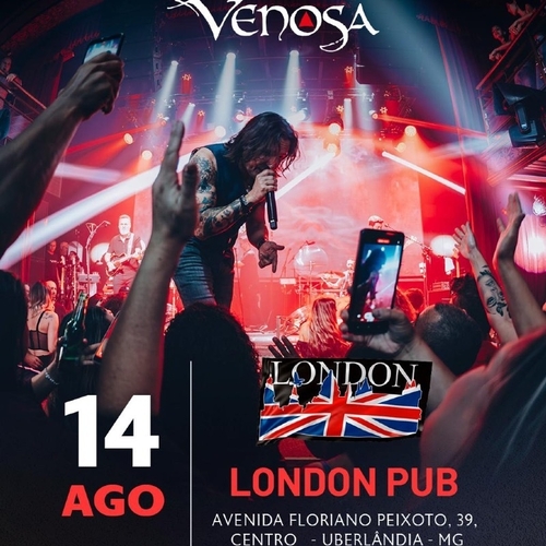 Venosa (20:30 horário de abertura da casa) - 14/08/25 | Uberlândia 
