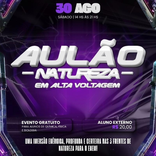 Aulão Natureza em Alta voltagem  - 30/08/25 | Natal