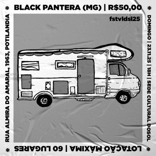 Black Pantera na Sede Cultural Dosol - 23/11/25 | Natal