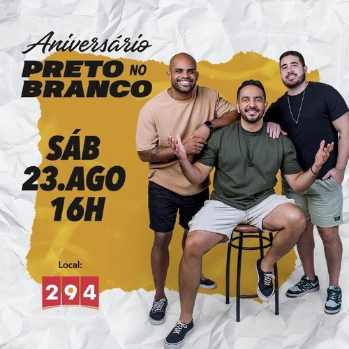 RODA DE SAMBA DO PRETO  NO BRANCO NO 294 #PNB13ANOS - 23/08/25 | Natal