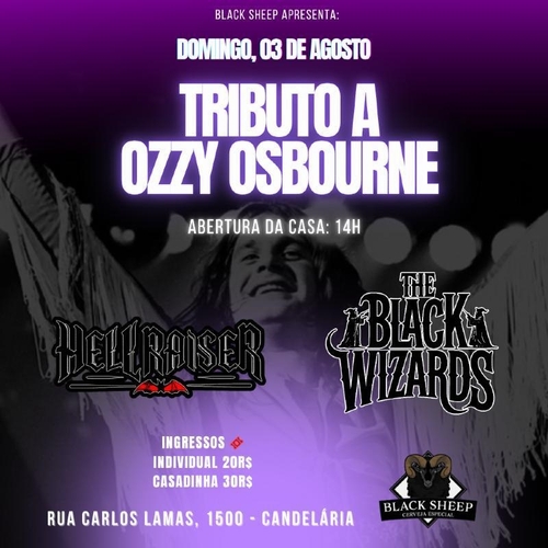 TRIBUTO A OZZY OSBOURNE  - 03/08/25 | Natal