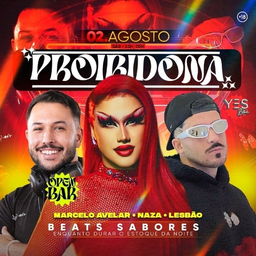 PROIBIDONA - FUNK - SÁBADO OPEN BAR - 02/08/25 | Ribeirão Preto