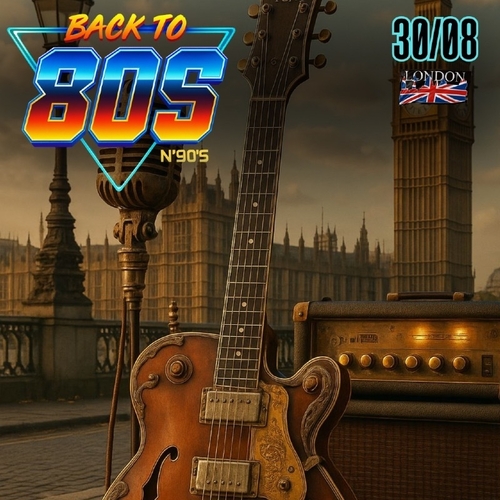 Back To 80 (20:30 horário de abertura da casa) - 30/08/25 | Uberlândia