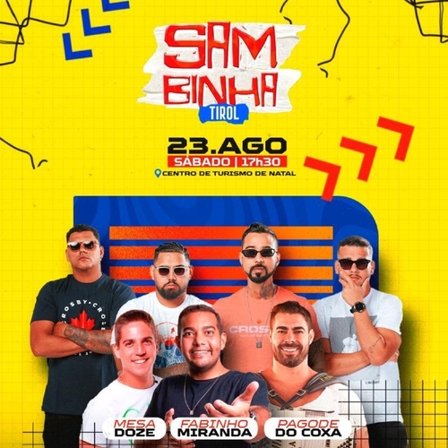 Sambinha Tirol agosto  - 23/08/25 | Natal