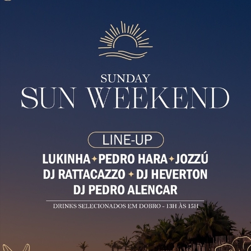 SUNSAY SUN 10.08 - 10/08/25 | Fortaleza