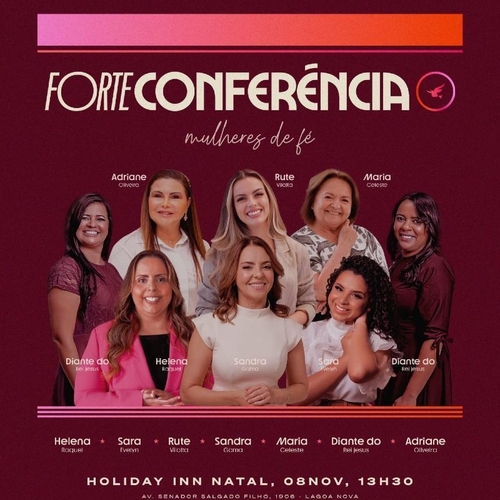 Conferência Mulheres de fé - Forte - 08/11/25 | Natal