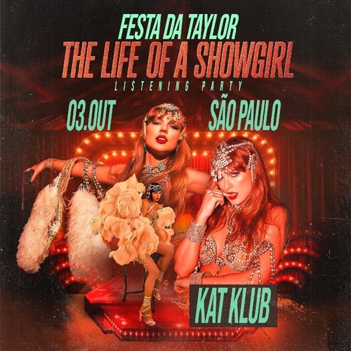 Festa da Taylor - The Life of Showgirl em São Paulo - 03/10/25 | São Paulo