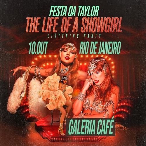 Festa da Taylor - The Life of Showgirl no Rio de Janeiro - 10/10/25 | Rio de Janeiro