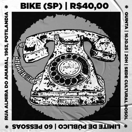 Bike na Sede Cultural Dosol - 16/10/25 | Natal