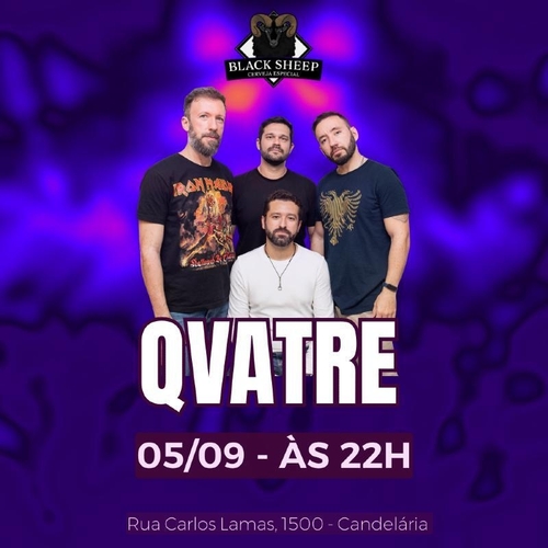 QVATRE na Black Sheep  - 05/09/25 | Natal