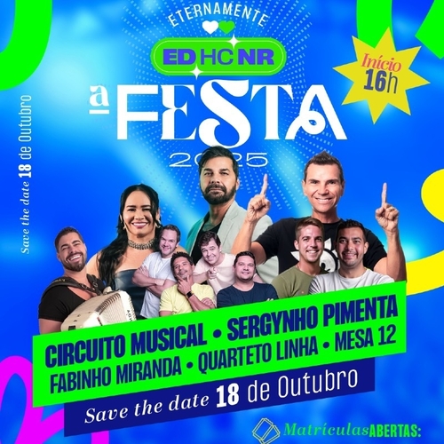 Festa Eternamente ED HC NR - 18/10/25 | Natal