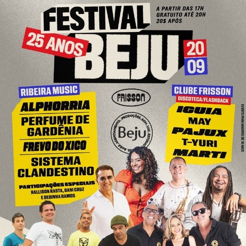 FESTIVAL BEJU - 25 anos - 20/09/25 | Natal