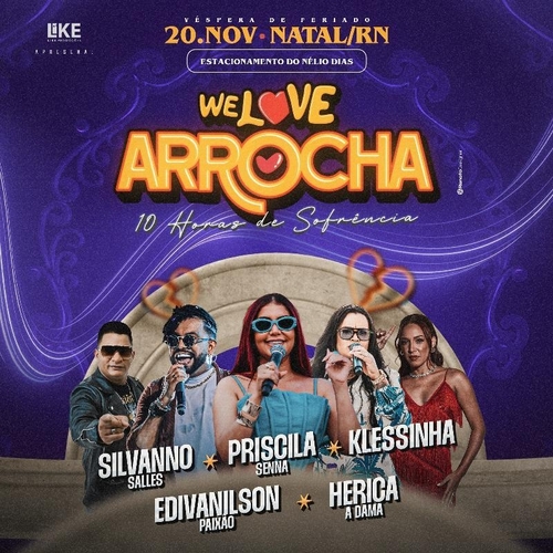 We Love Arrocha  - 20/11/25 | Natal