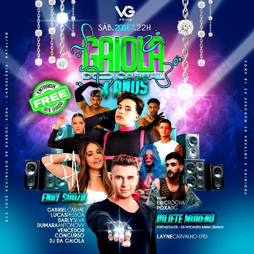4 ANOS GAIOLA DO CABRAL NA VG - 20/09/25 | Natal