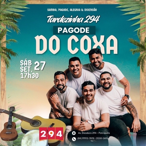 Tardezinha 294 - Pagode do Coxa  - 27/09/25 | Natal