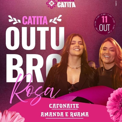 CATITA OUTUBRO ROSA, AMANDA & RUAMA , CAFONAITE - 11/10/25 | Natal