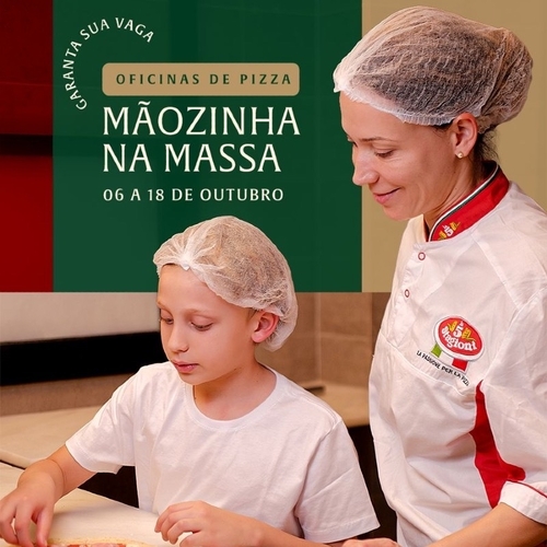 Oficina de Pizza Mãozinha na Massa - 06/10/25 | Natal
