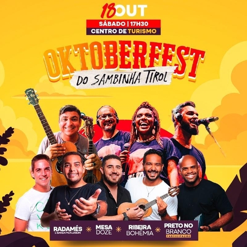 Oktoberfest do Sambinha Tirol  - 18/10/25 | Natal
