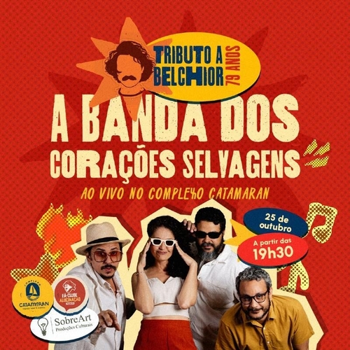 A BANDA DOS CORAÇÕES SELVAGENS - Belchior 79 anos - 25/10/25 | Mossoró