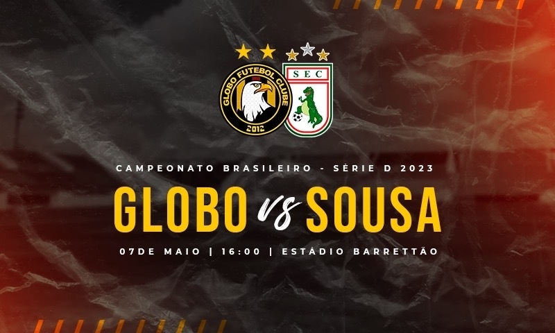 Sousa 4 x 0 Globo FC: assista aos gols do jogo