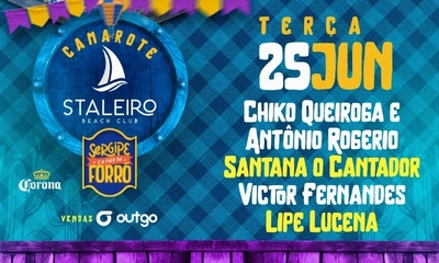 TERÇA - 25/06 - CAMAROTE STALEIRO 79 - ARRAIÁ DO POVO 2024 - 25/06/24 | Aracaju