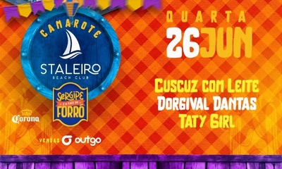 QUARTA - 26/06 - CAMAROTE STALEIRO 79 - ARRAIÁ DO POVO 2024 - 26/06/24 | Aracaju