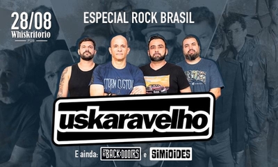 USKARAVELHO + BACKDOORS + SIMIÓIDES NO WHISKRITÓRIO  - 28/09/24 | Natal