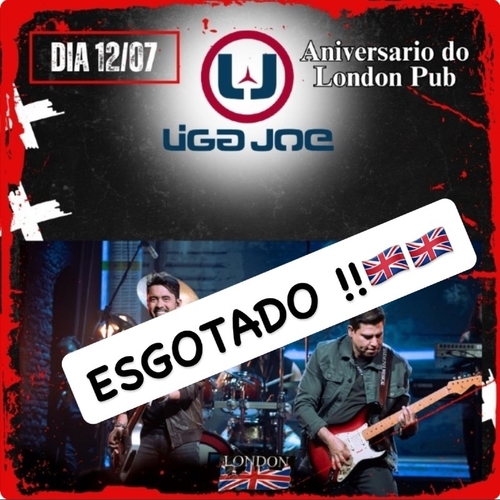 Liga Joe 12/07(20:30 horário de abertura da casa) - 12/07/25 | Uberlândia 